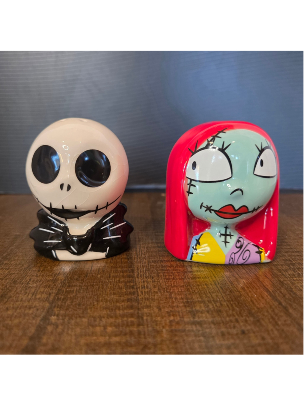 Jack & Sally Disney Nightmare Before Christmas Spice Shakers officially licensed